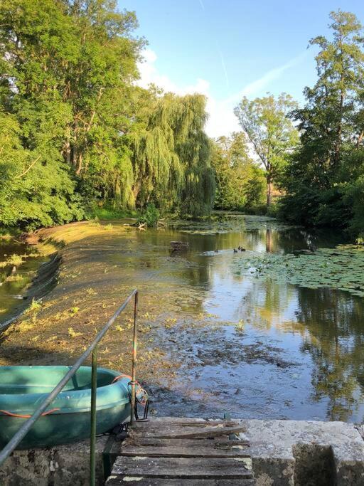 Magnifique Moulin Proche Chablis, Jacuzzi Et Riviere Villa Annay-sur-Serein Bagian luar foto