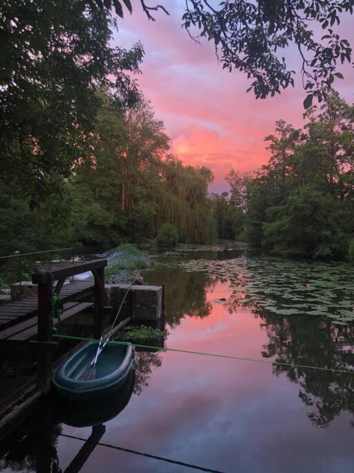 Magnifique Moulin Proche Chablis, Jacuzzi Et Riviere Villa Annay-sur-Serein Bagian luar foto